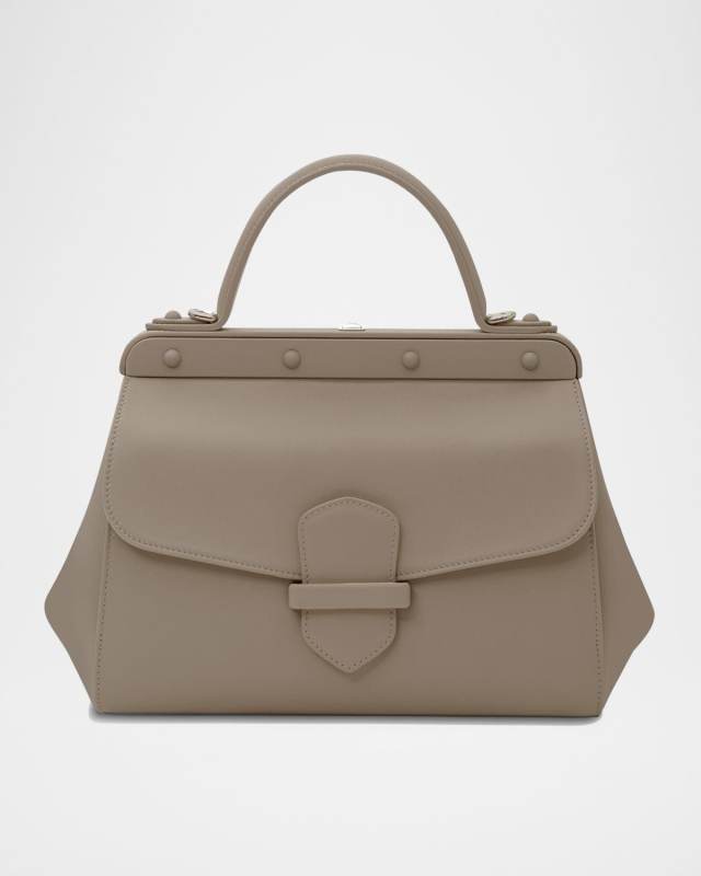 Margherita Medium Leather Top-Handle Bag